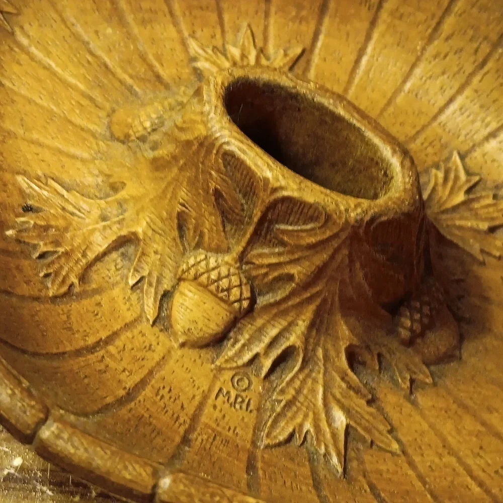 Vintage mcm USA nut bowl